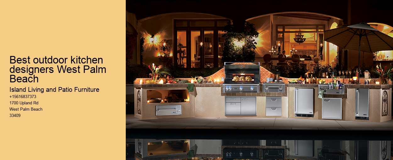 Best outdoor kitchen designers West Palm Beach