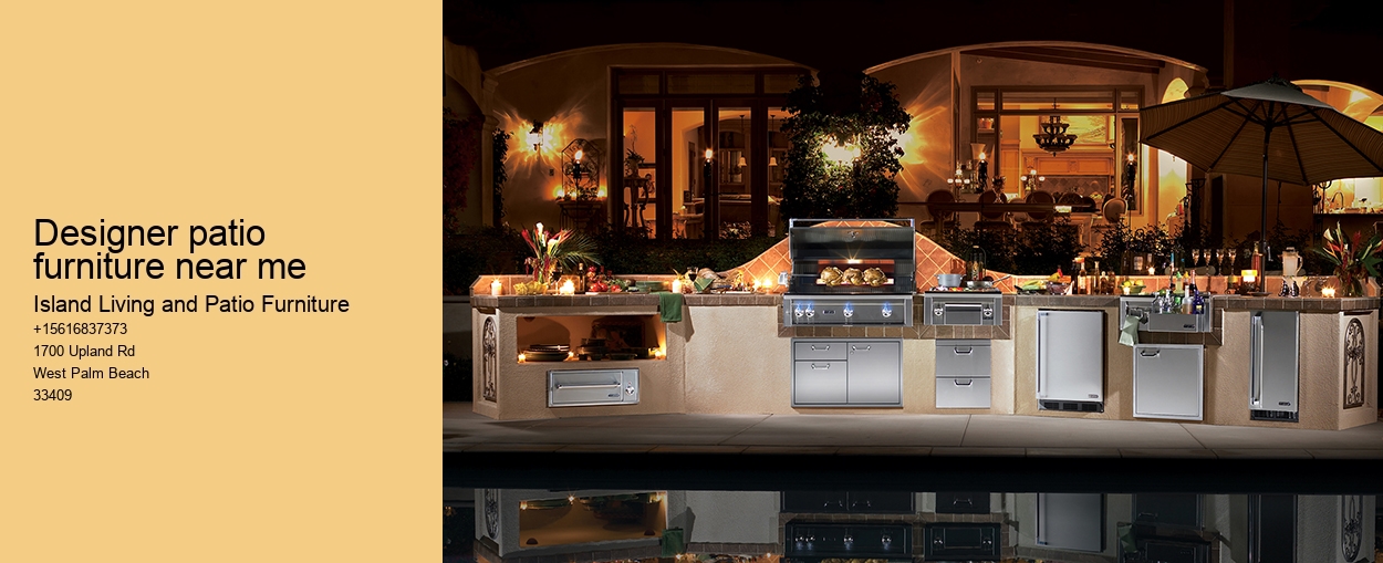 Designer patio furniture near me