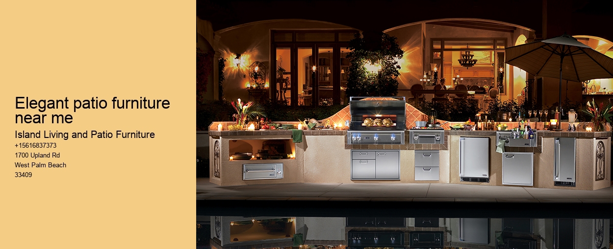 Elegant patio furniture near me