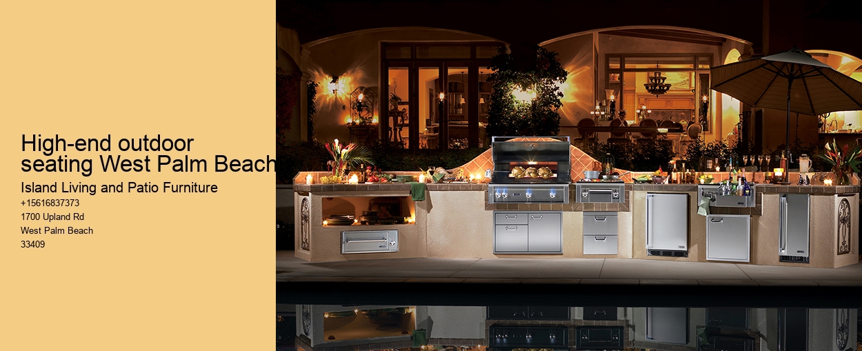 High-end outdoor seating West Palm Beach