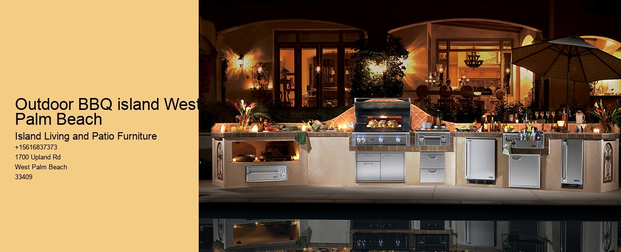 Outdoor BBQ island West Palm Beach