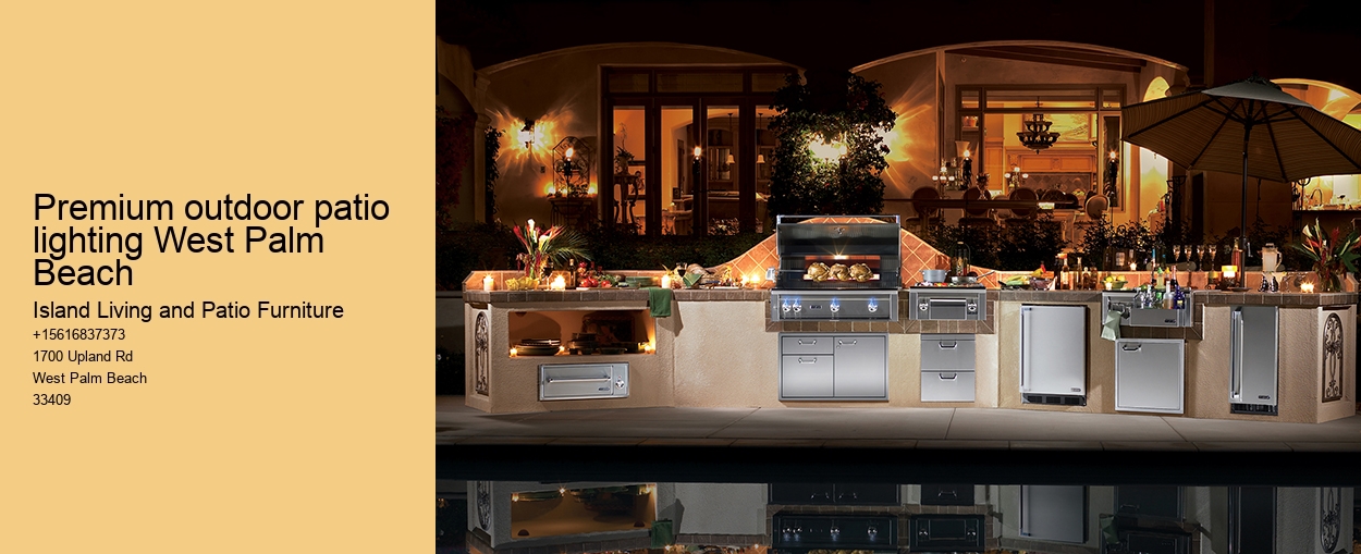 Premium outdoor patio lighting West Palm Beach